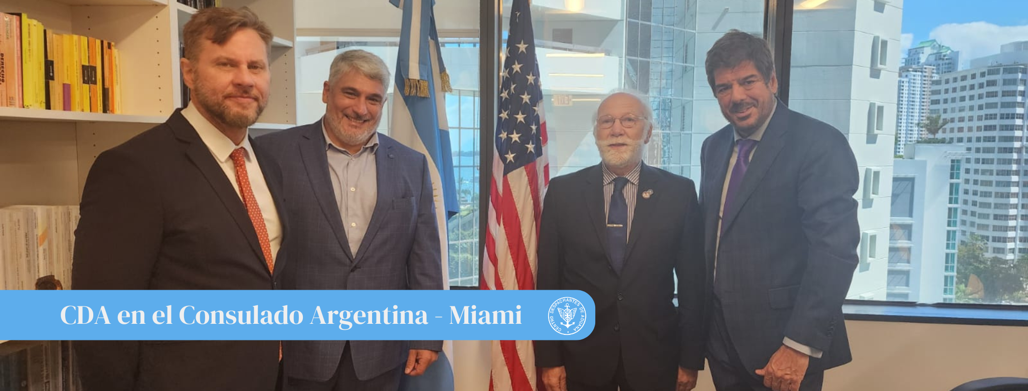 CDA presente en el Consulado de  Argentina en Miami