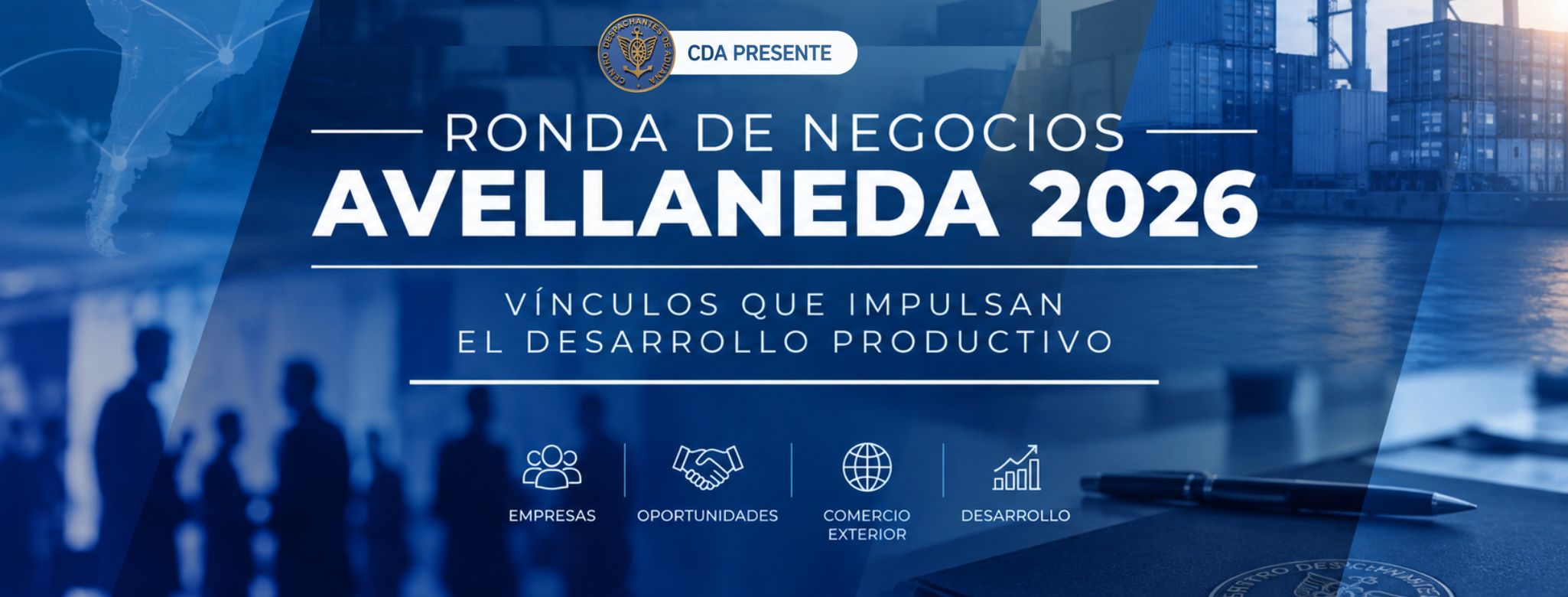 Presencia institucional y articulación: el CDA participó de la Ronda de Negocios Avellaneda 2026