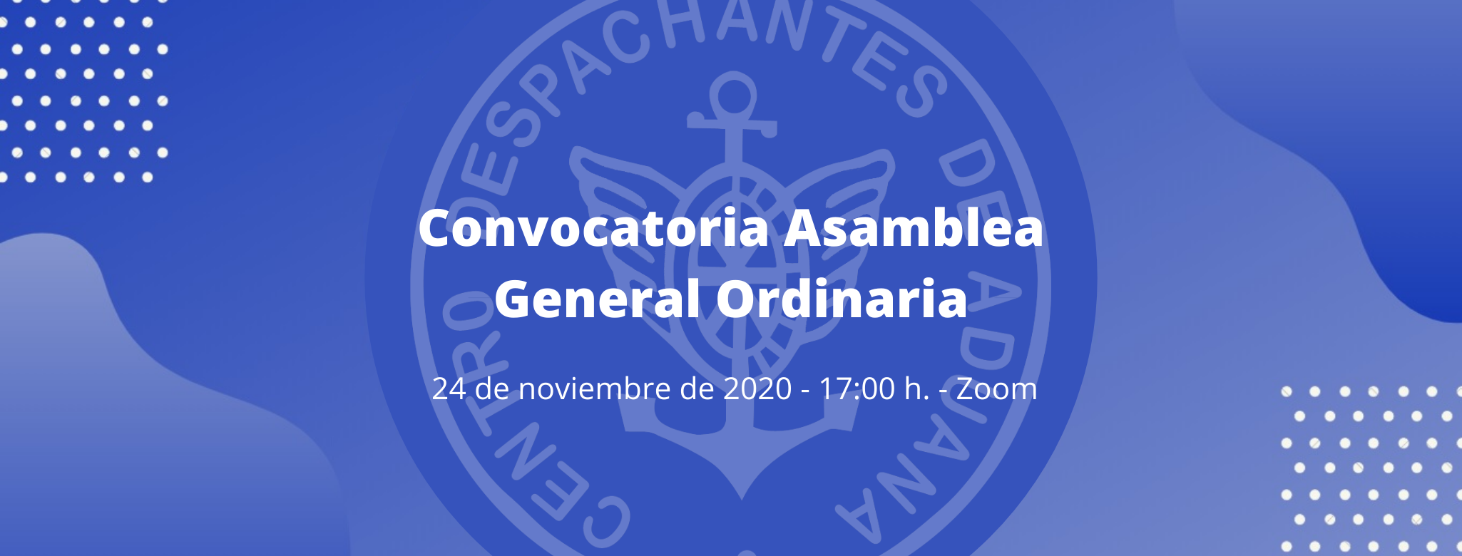 Convocatoria Asamblea General Ordinaria 2020