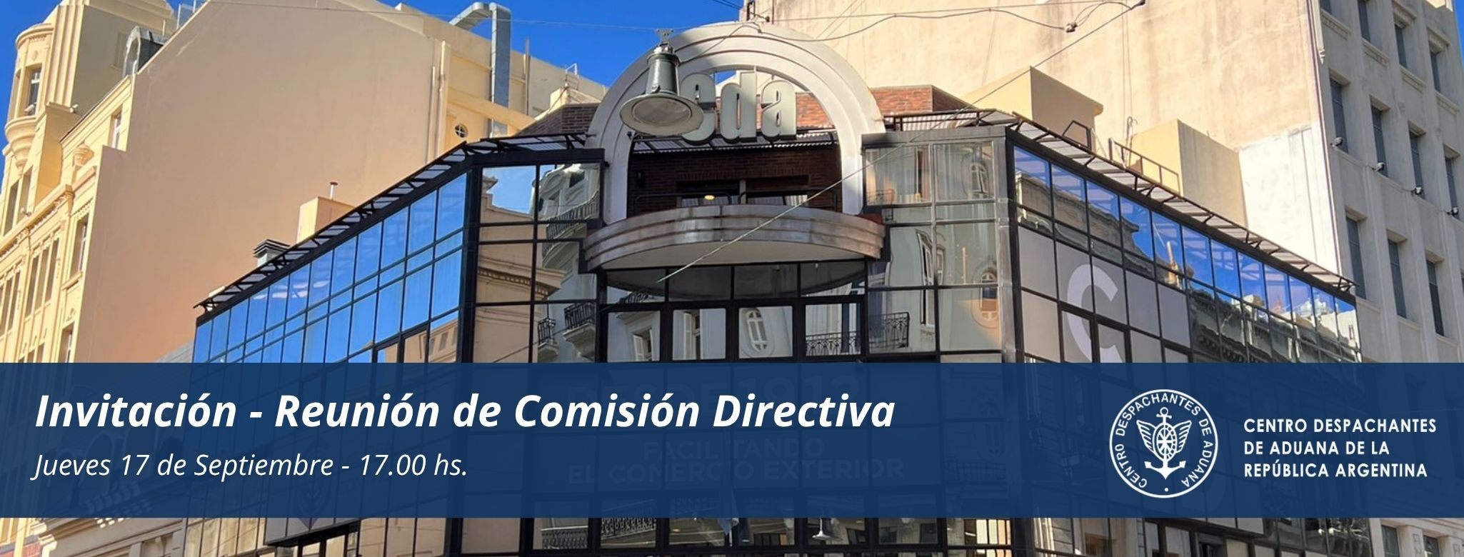 #Invitación Reunión Abierta de Comisión Directiva