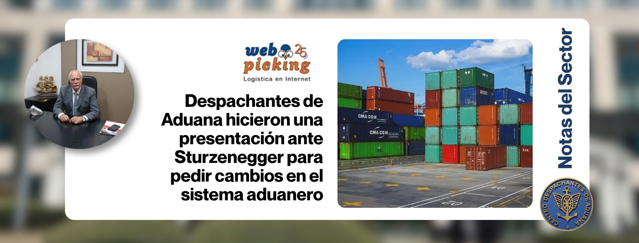 Despachantes de Aduana hicieron una presentación ante Sturzenegger para pedir cambios en el sistema aduanero