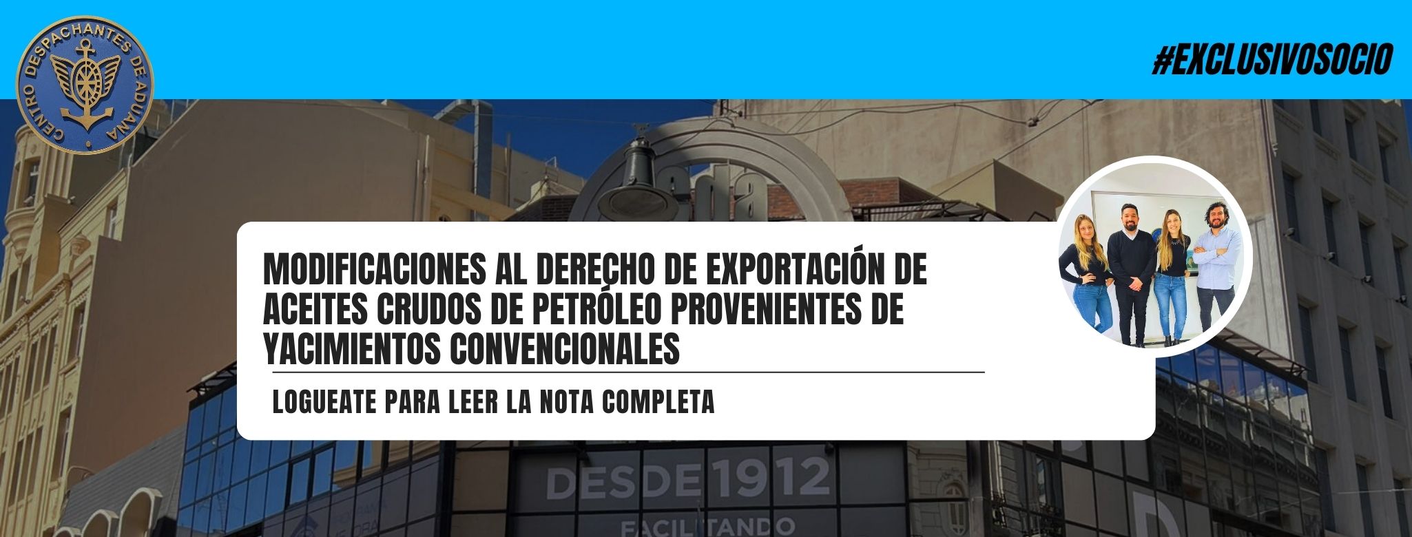 Modificaciones al Derecho de Exportación de aceites crudos de petróleo provenientes de yacimientos convencionales 