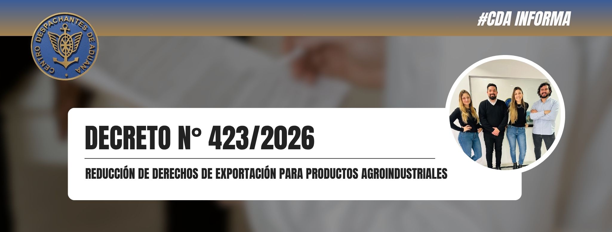 Decreto N° 423/2026: Reducción de Derechos de Exportación para Productos Agroindustriales