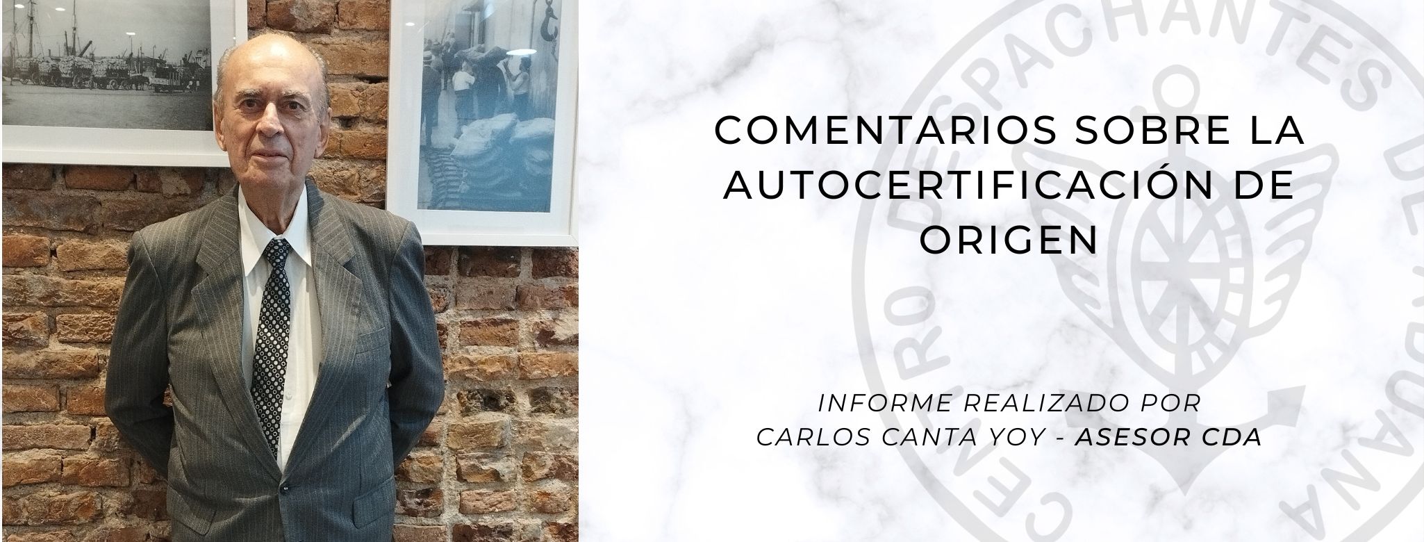 Comentario sobre la Autocertificación de Origen