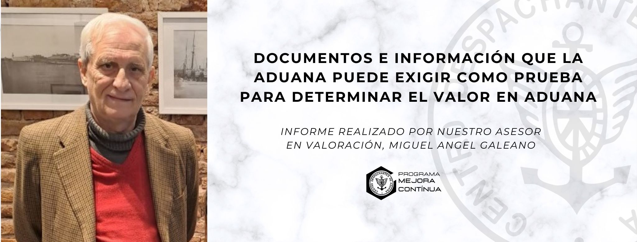 Documentos e Información que la aduana puede exigir como pr