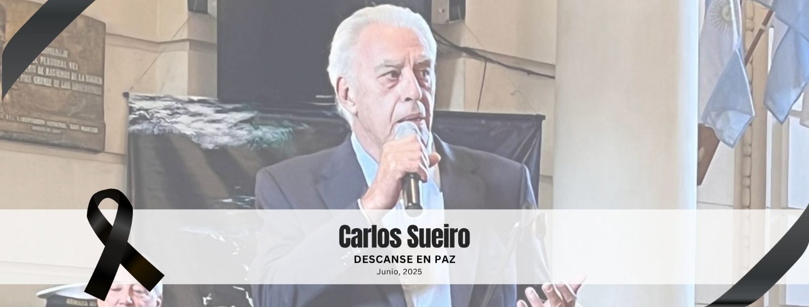 El Centro Despachantes de Aduana lamenta profundamente el fallecimiento de Carlos Sueiro