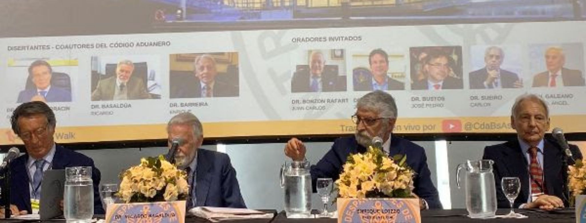 Sentido homenaje a los redactores del Código Aduanero