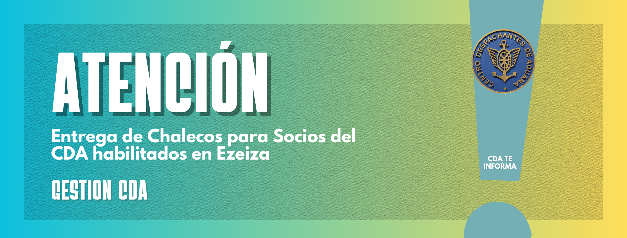 #GestiónCDA Entrega de chalecos para Socios del CDA habilit