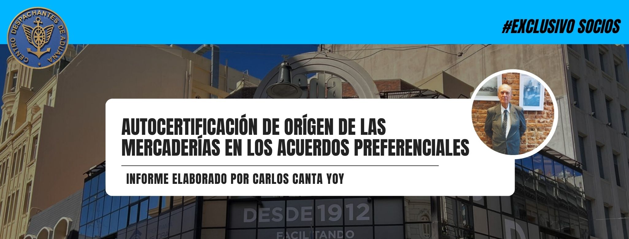 Autocertificación de Orígen de las Mercaderías en los Acuerdos Preferenciales 