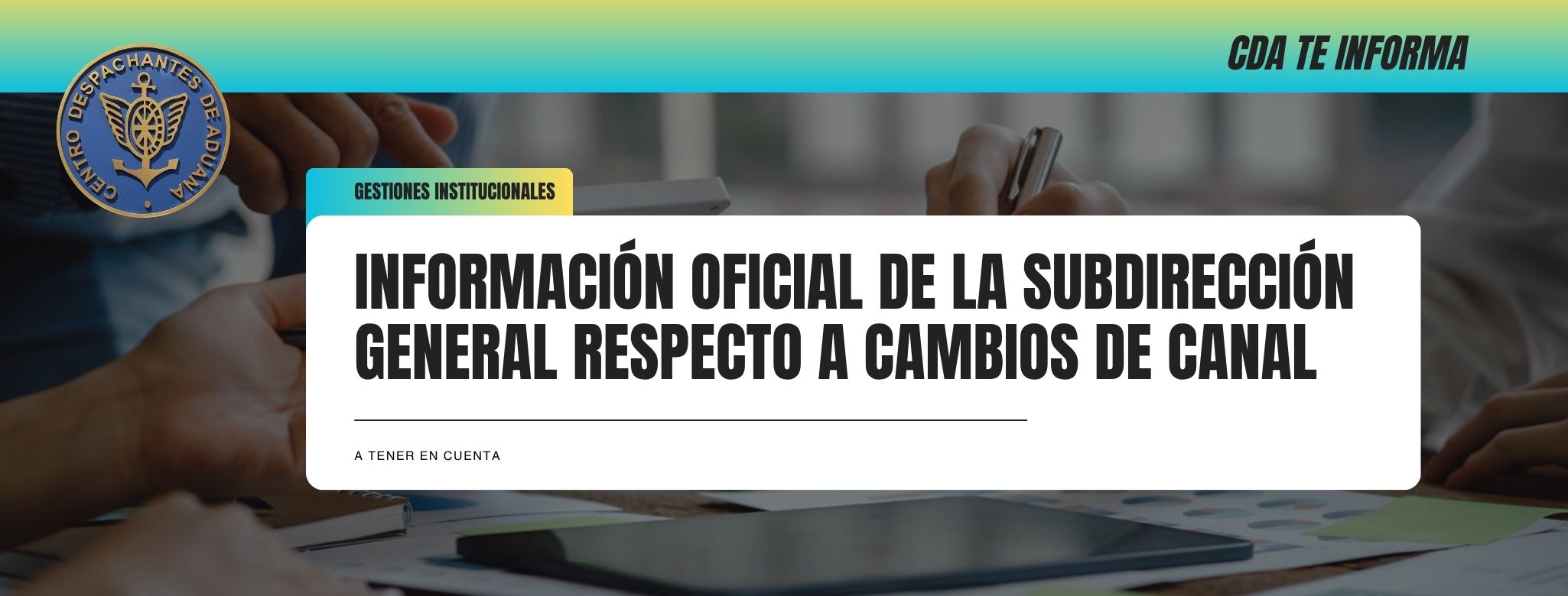 Gestión CDA: Información oficial de la Subdirección Gener