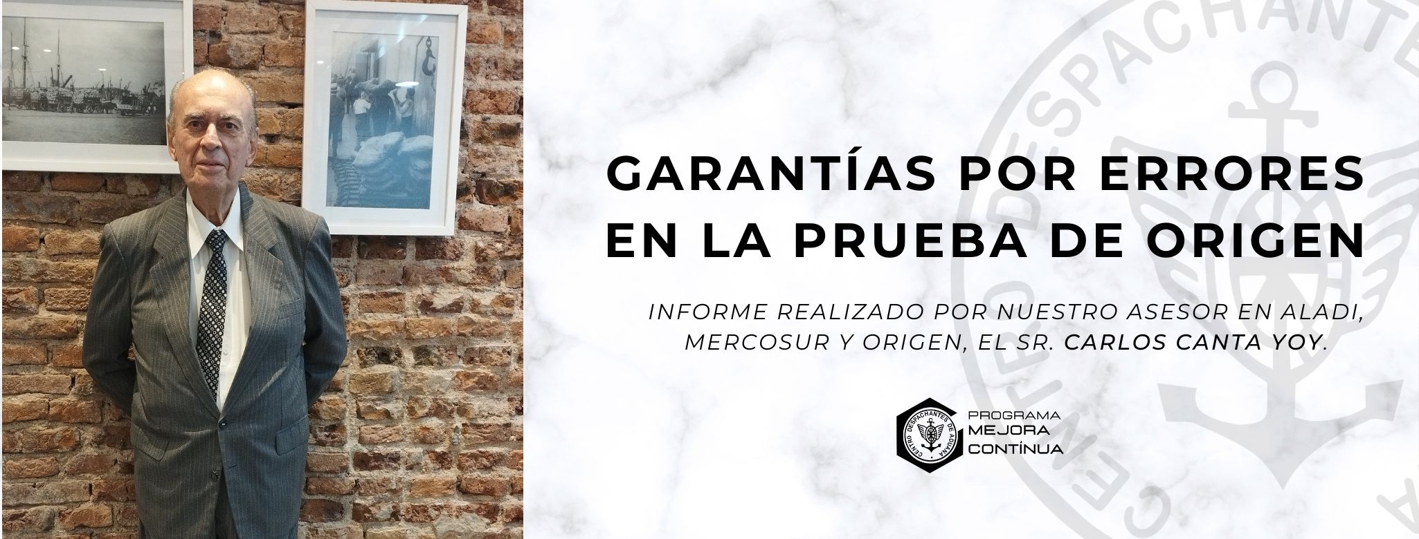 Garantías por errores en la prueba de origen 