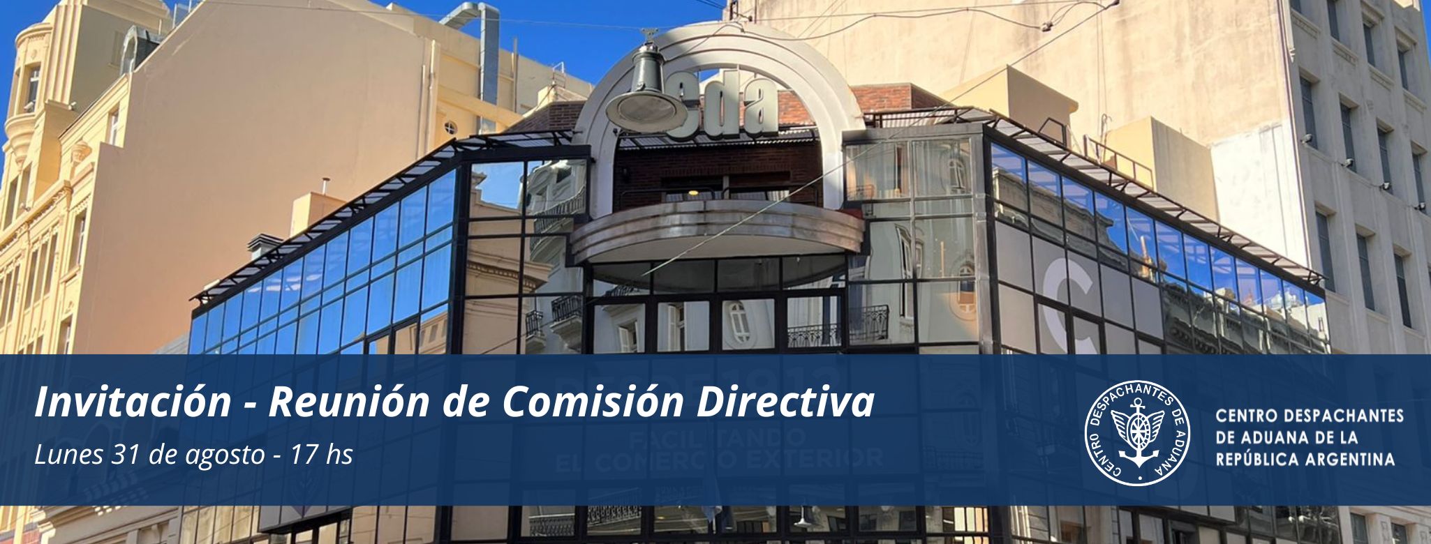 Invitación - Reunión de Comisión Directiva