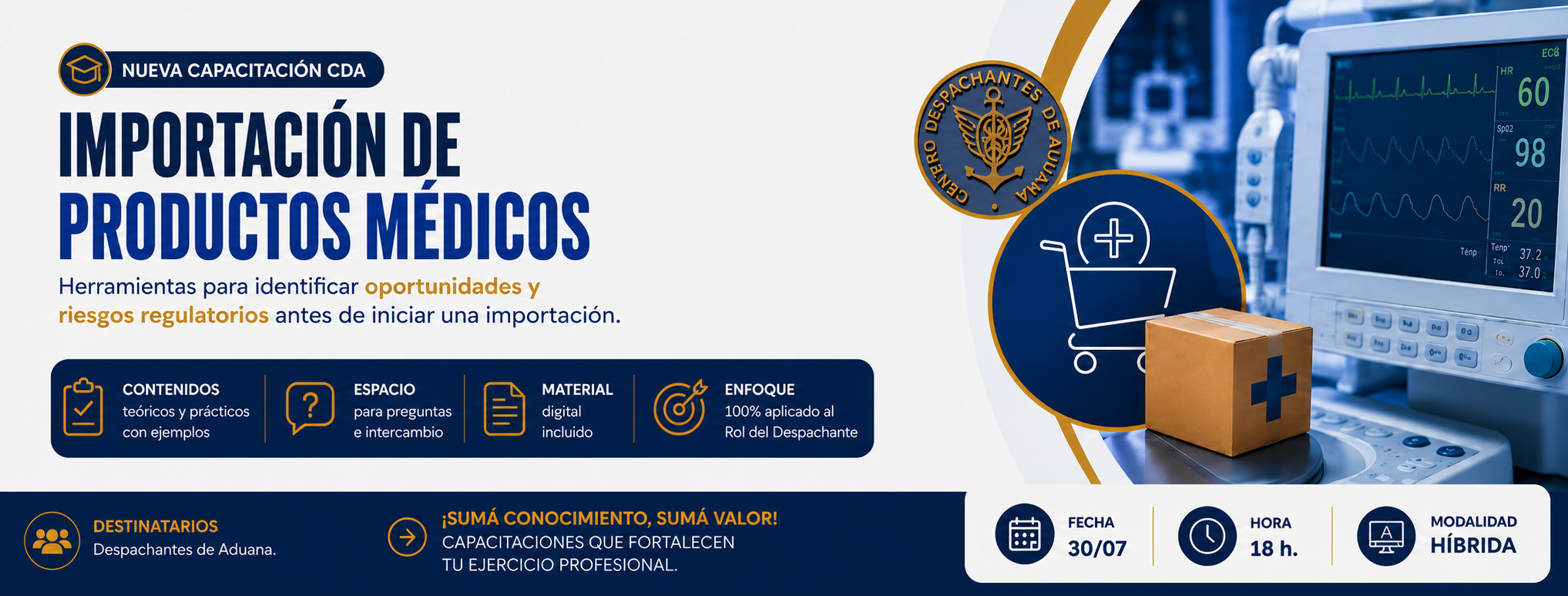 #Capacitate | Importación de Productos Médicos