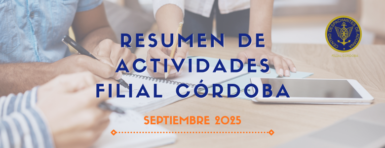 Filial Córdoba - Resumen mensual septiembre y octubre 2025