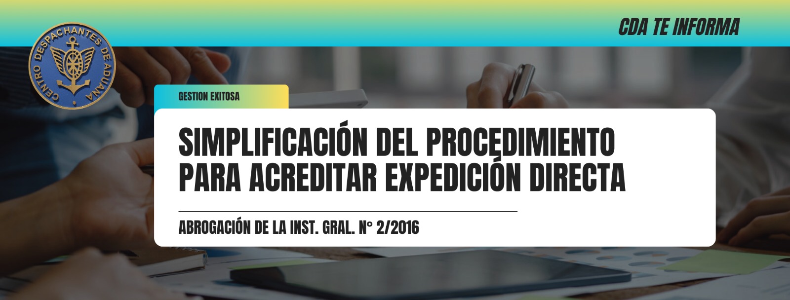 GESTIÓN EXITOSA: Simplificación del procedimiento para acr