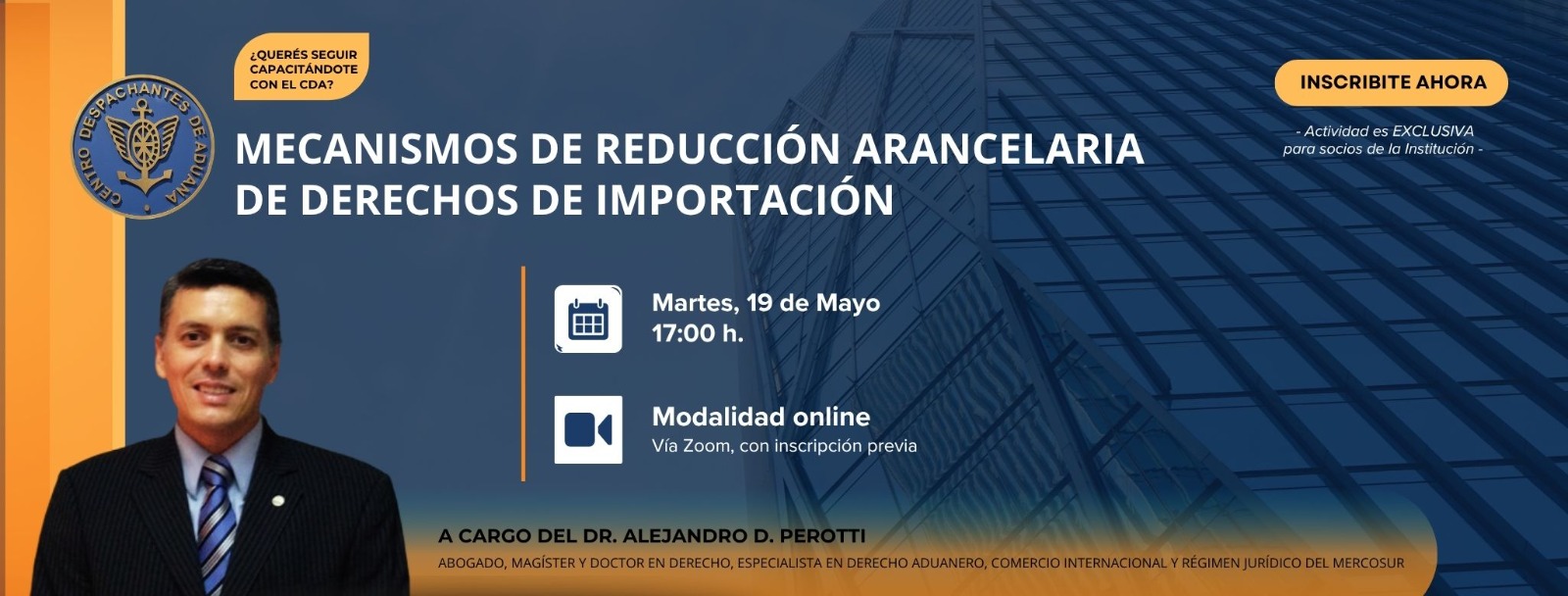Capacitación CDA - Mecanismos de reducción arancelaria de derechos de importación