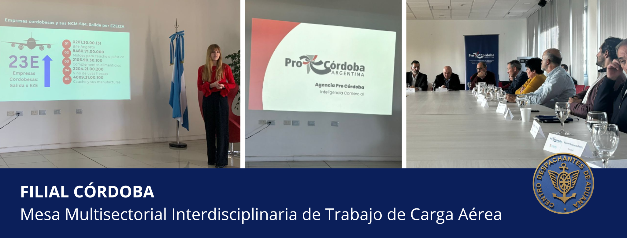 #CDApresente Mesa Multisectorial Interdisciplinaria de Trabajo de Carga Aérea