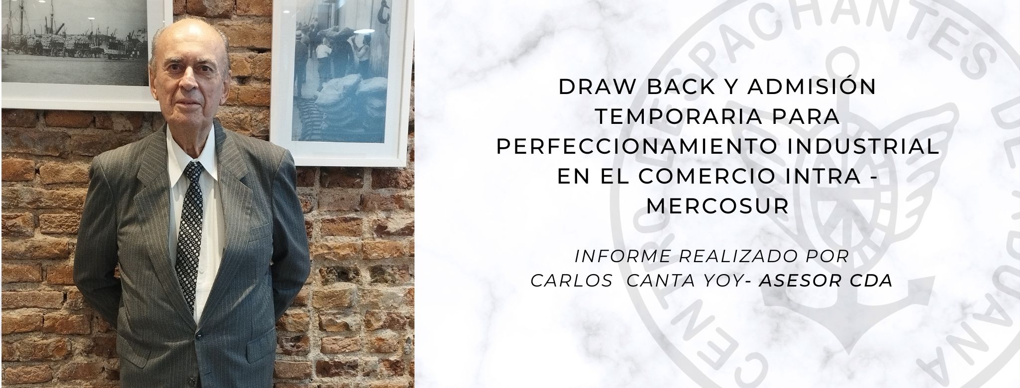 Draw Back y admisión temporaria para perfeccionamiento industrial en el comercio Intra - MERCOSUR