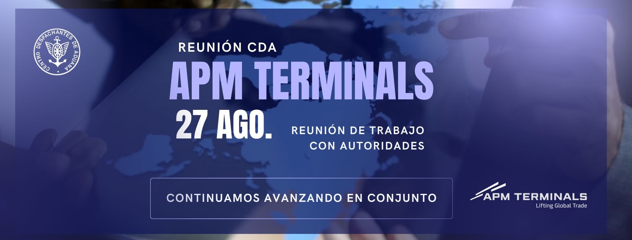 El CDA mantuvo una reunión de trabajo con autoridades de APM Terminals