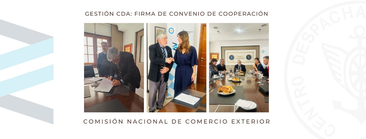 GESTIÓN CDA: Firma de convenio de cooperación con la Comisión Nacional de Comercio Exterior