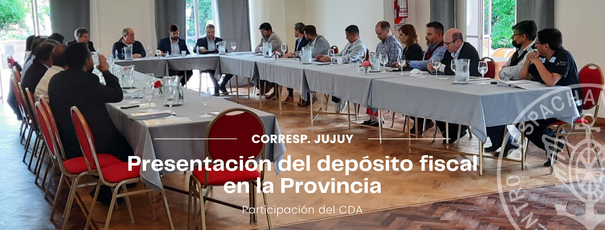 Corresponsalia Jujuy en la presentación del depósito fiscal en la Provincia