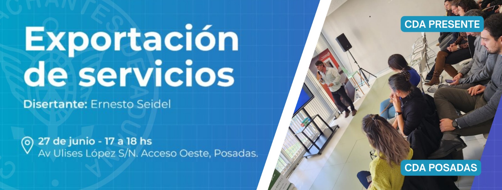 CDA Posadas presente en la Capacitación sobre Exportación de Servicios y Registro de la Propiedad Intelectual
