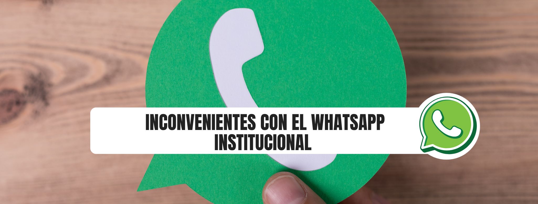 Inconvenientes con el WhatsApp del CDA