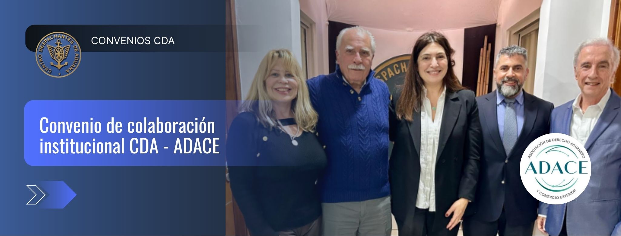 Convenio de colaboración institucional CDA - ADACE