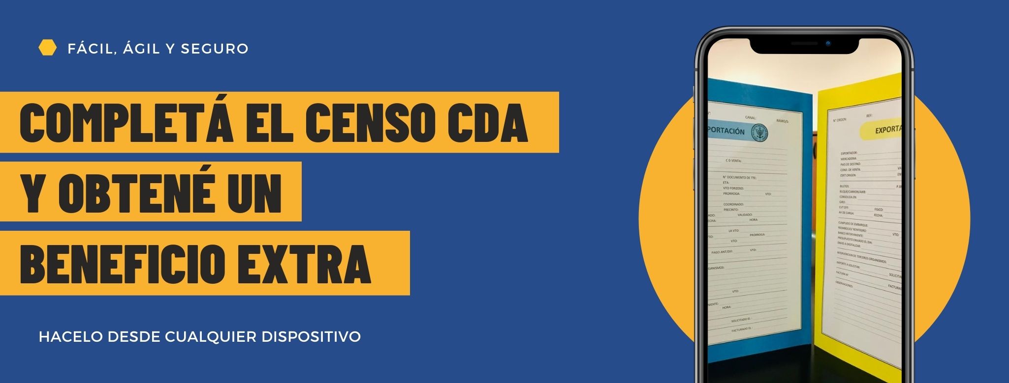 Completá el censo y obtené un beneficio extra!