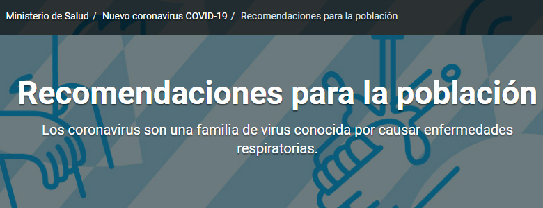 Comunicado Oficial CDA - Guía de Prevención del Coronavirus