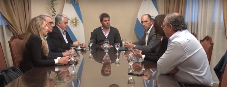 El gobernador Uñac recibió a los Directivos de la corresponsalía local de Despachantes de Aduana