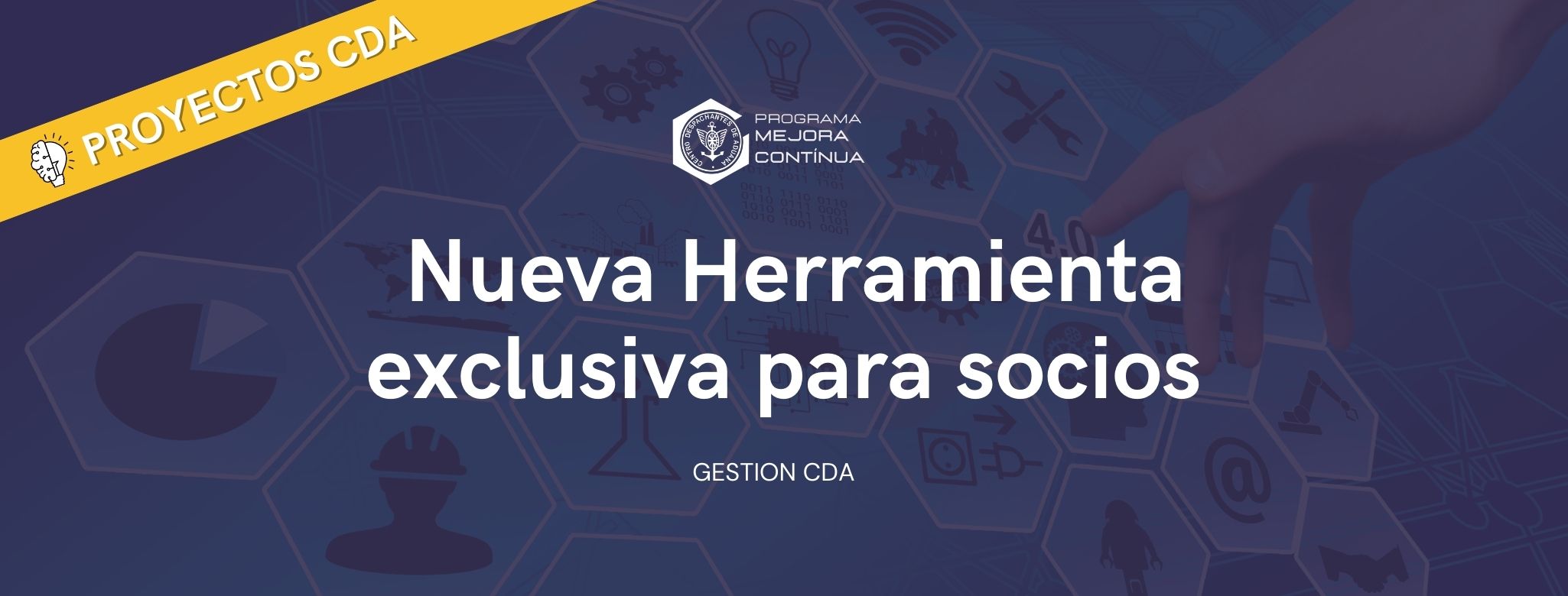 GESTIONES CDA: Nueva Herramienta exclusiva para socios