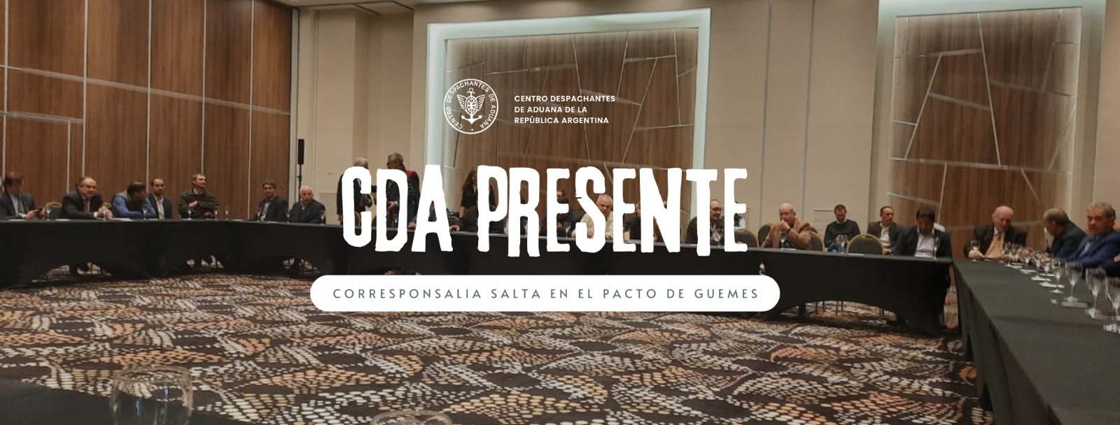 Corresponsalia Salta del CDA presente en el Pacto de Guemes 