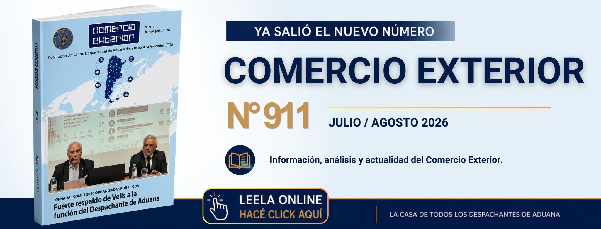 Ya está disponible la versión digital de la Revista Comercio Exterior Nº 911