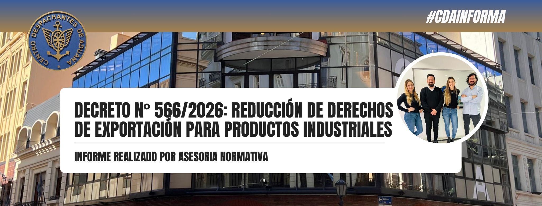 Decreto N° 566/2026: reducción de Derechos de Exportación para productos industriales