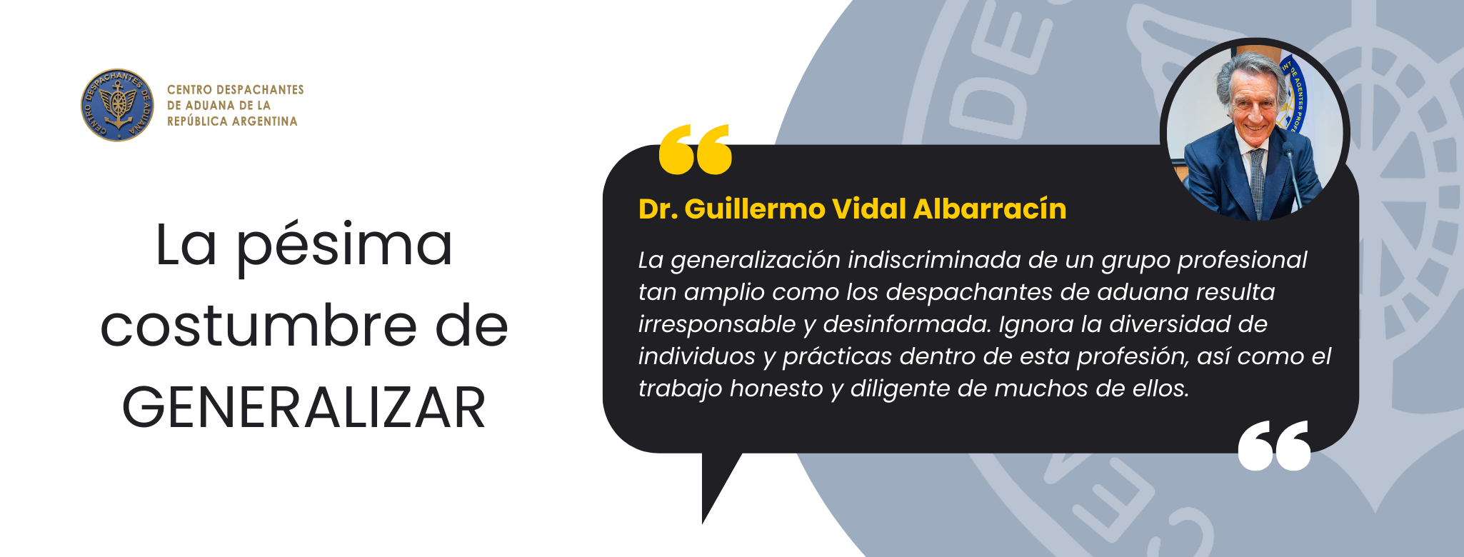 La pésima costumbre de GENERALIZAR
