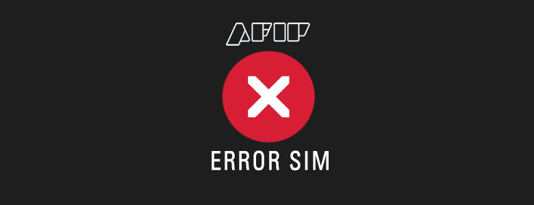 ERROR SIM: Inconsistencia de 