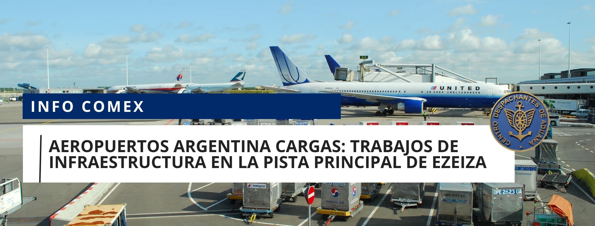 Aeropuertos Argentina Cargas: trabajos de infraestructura en la p