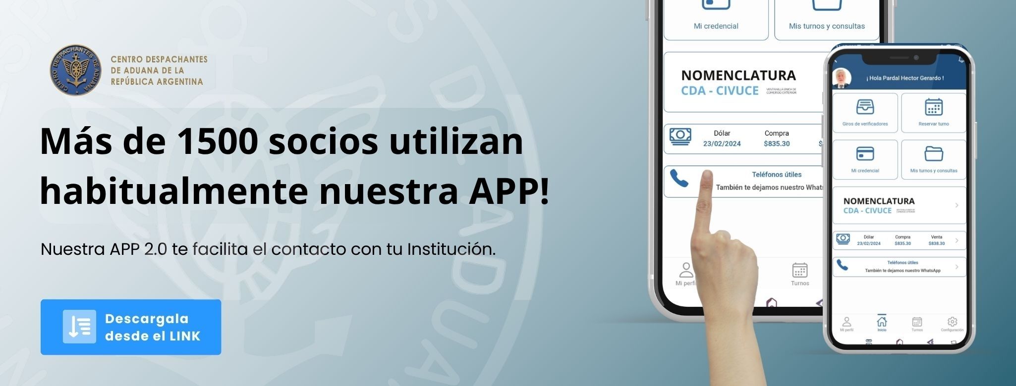 Descargá la APP del CDA y disfrutá de ventajas exclusivas
