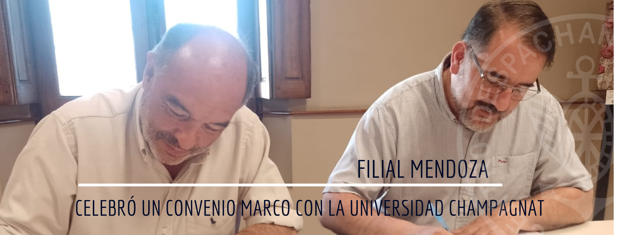 Filial Mendoza - Se celebró un convenio marco con la Universidad Champagnat