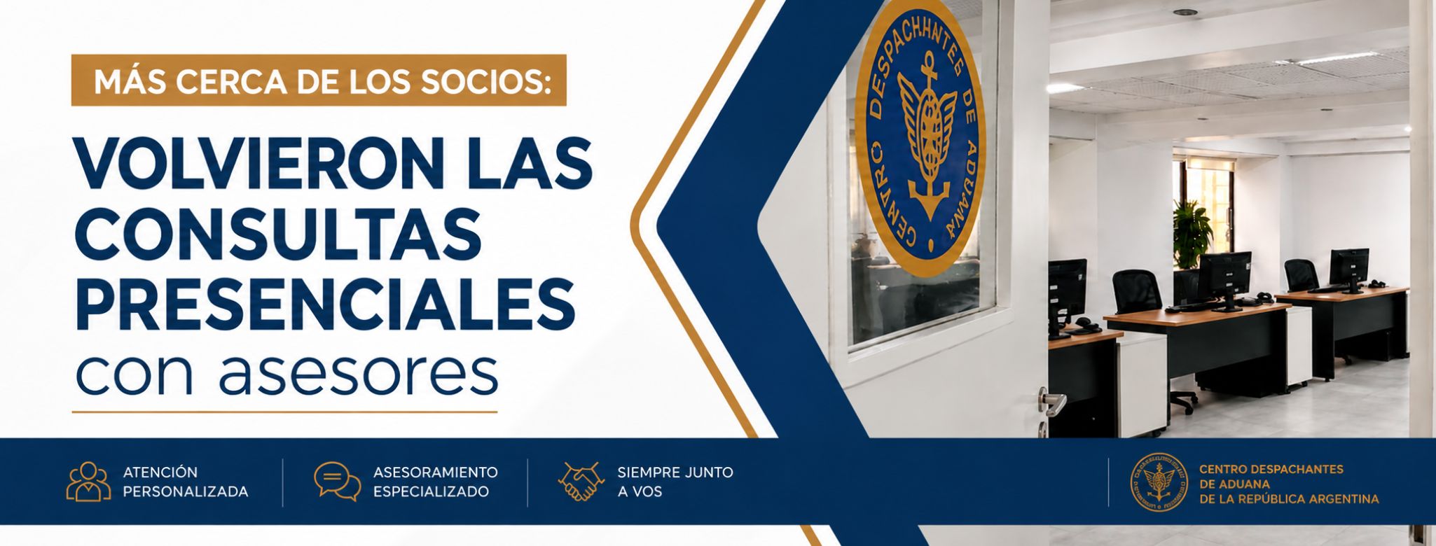 Más cerca de los socios: volvieron las consultas presenciales con asesores