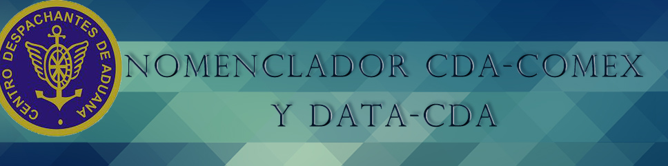 NOMENCLADOR CDA-COMEX y DATA-CDA