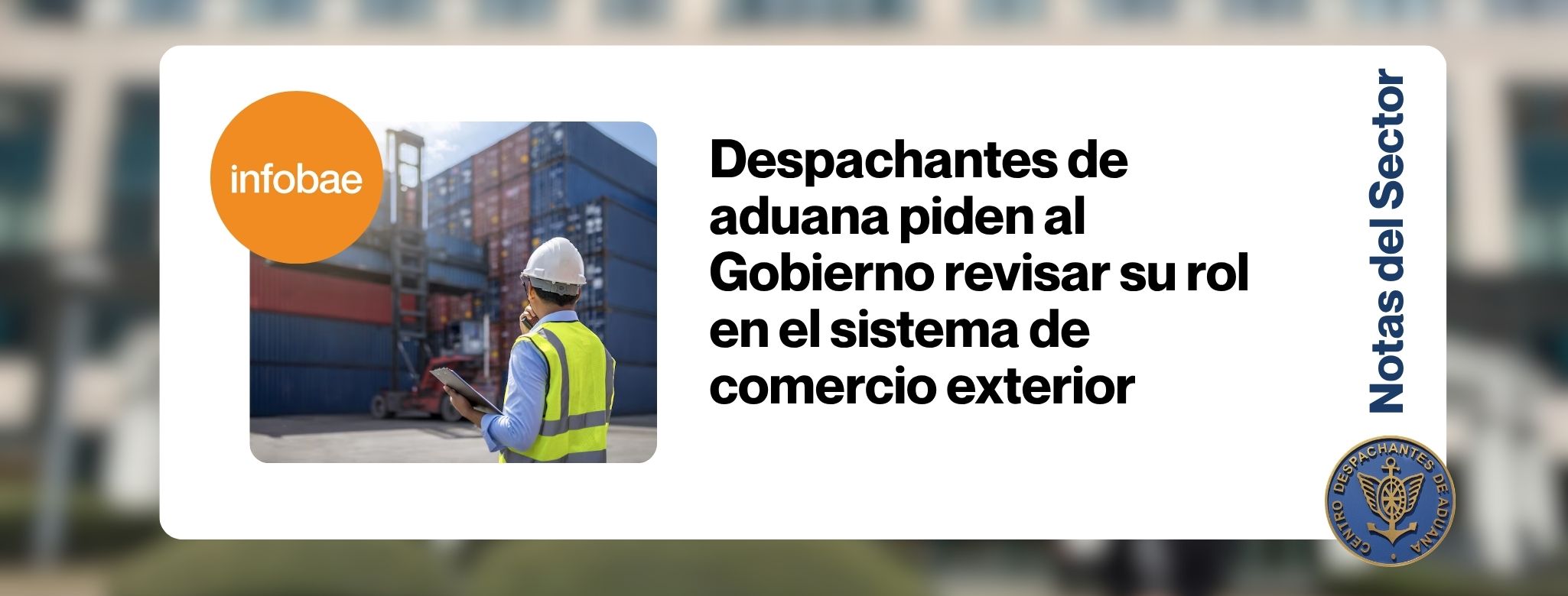 Despachantes de aduana piden al Gobierno revisar su rol en el sistema de comercio exterior