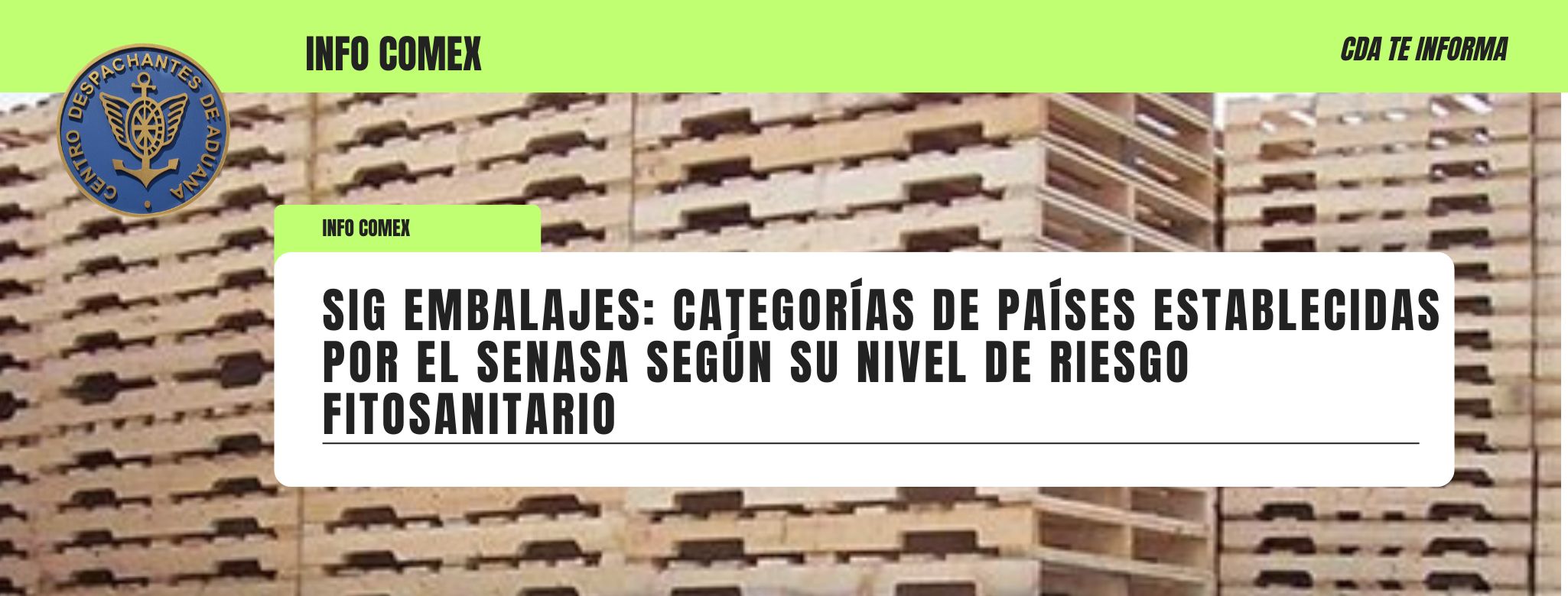 SIG EMBALAJES: Categorías de países establecidas por el SENASA según su nivel de riesgo fitosanitario