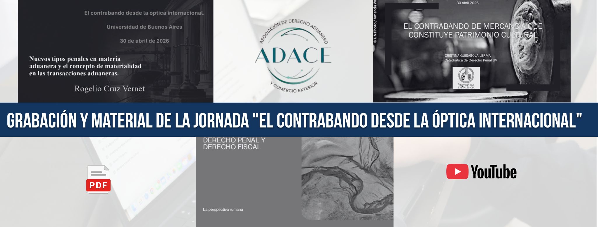 Grabación y Material de la Jornada ´´El contrabando desde la o