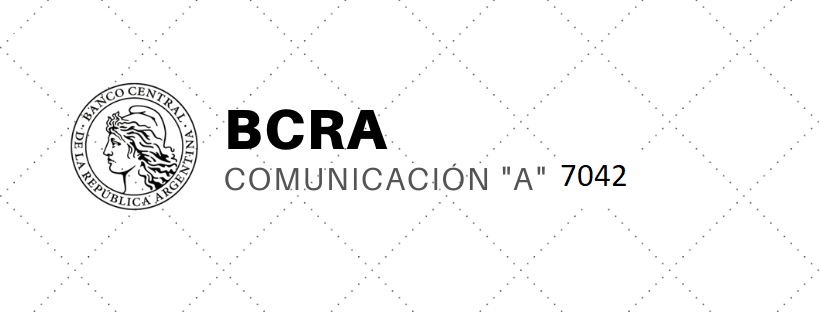 BCRA - Comunicación A 7042