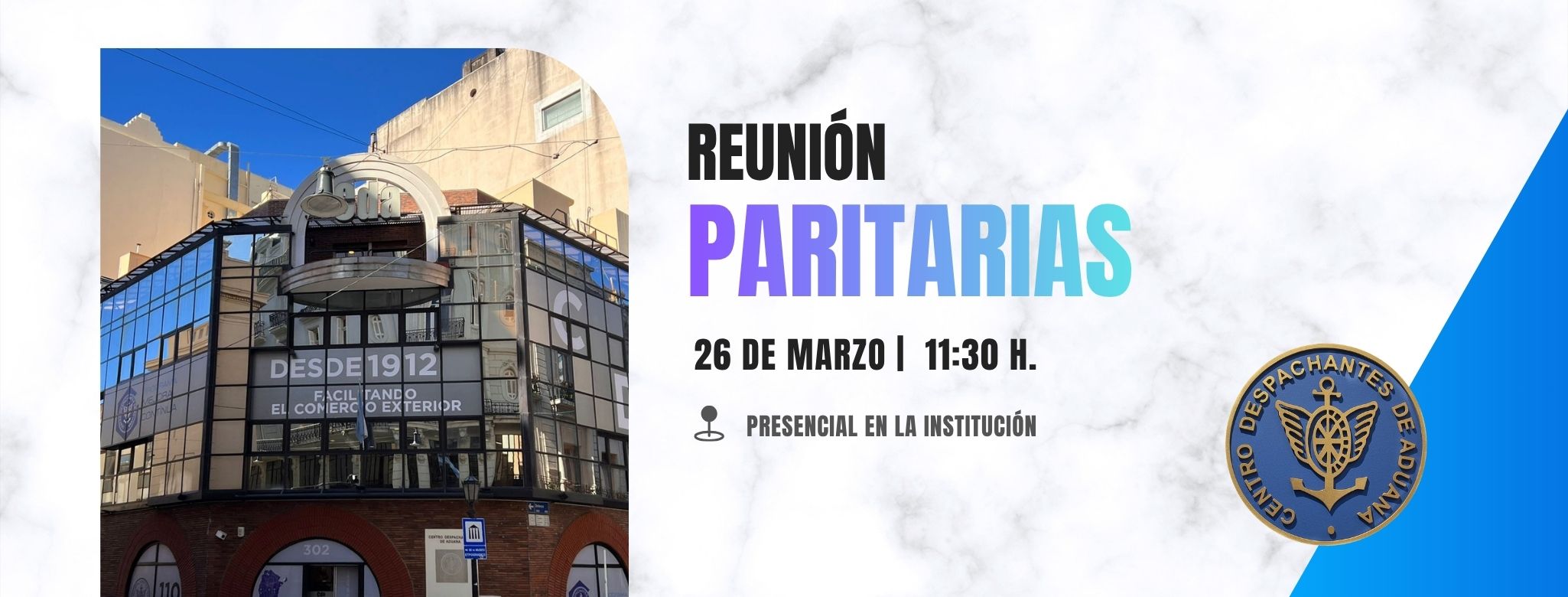 Convocatoria a reunión de Paritarias