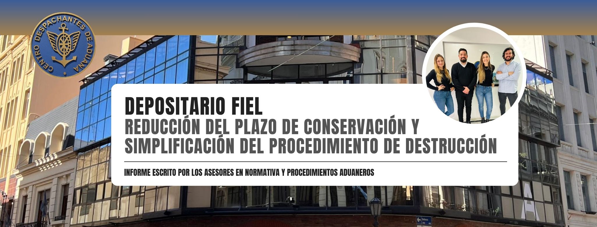 Depositario Fiel: reducción del plazo de conservación y simplif